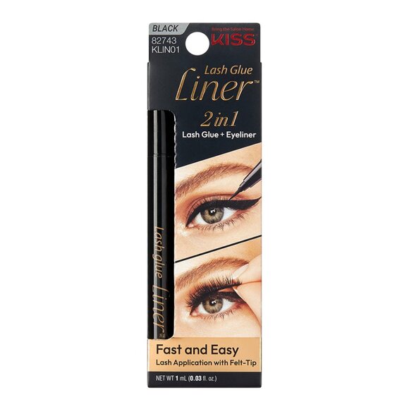 KISS Black Lash Glue Liner 2 in 1 - Picture 1 of 8